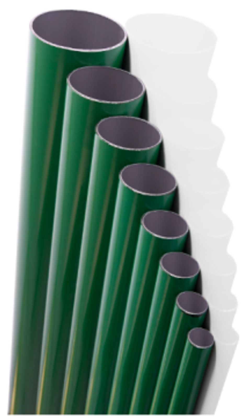 Green Aluminum Tube