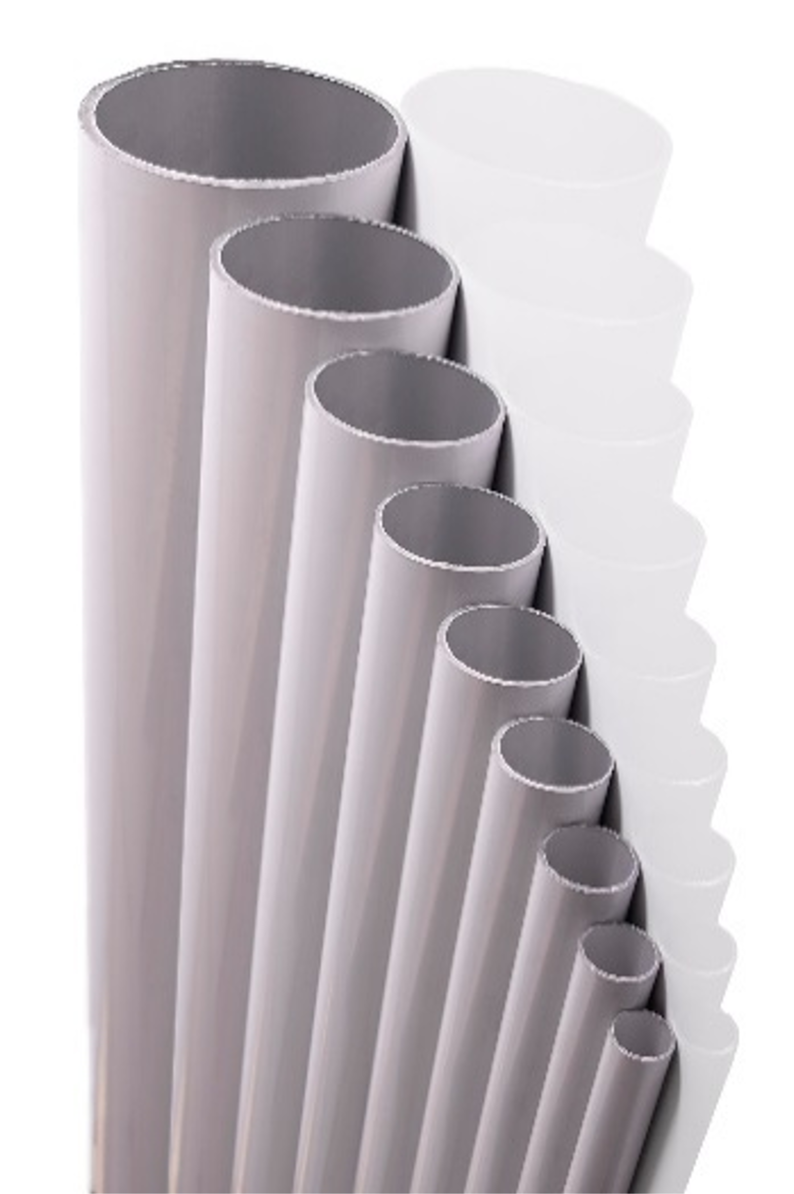 Gray Aluminum Tube